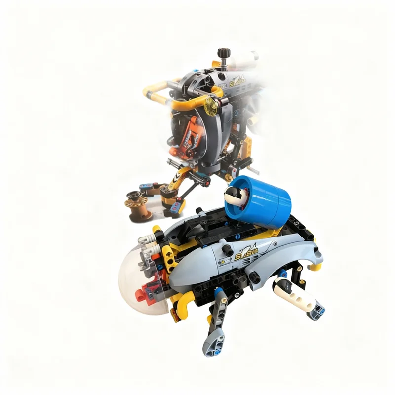 270pcs MOC Technical 4-feet Fighting Robot Model Toys Building Blocks Christmas Gift Architecture Idea Education DIY Assemble