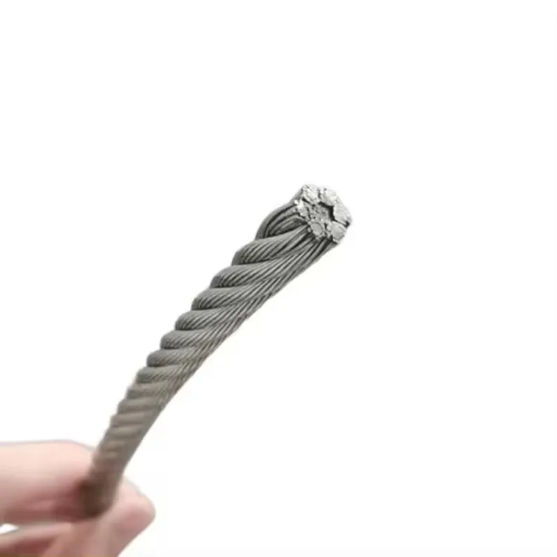 

Ungalvanzied Galvanized Wire Rope 1*7 1*19 6*7 6*19 6*37 FC IWRC and PVC Coated