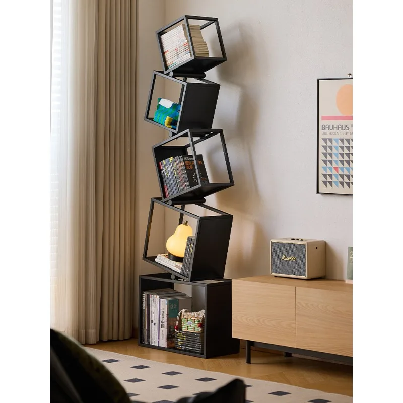 

Lazy life creative wrought iron bookshelf floor shelf household living room corner display shelf bedroom children's bookshelf