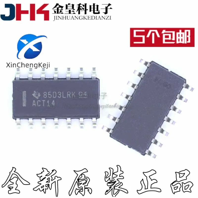 

30 шт. оригинальные новые SN74ACT14DR ACT14 SOIC-14 6-полосная триггерная инверторная логика Шмитта