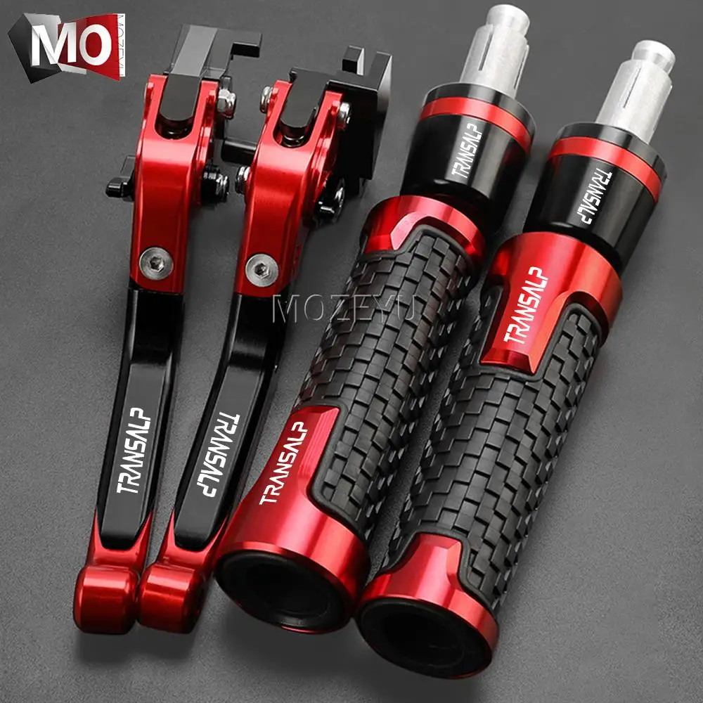 Motorcycle Aluminum Adjustable Brake Clutch Levers Handlebar grip For Honda TRANSALP 600 650 700 xlv650 19951 996 1997 1998 1999