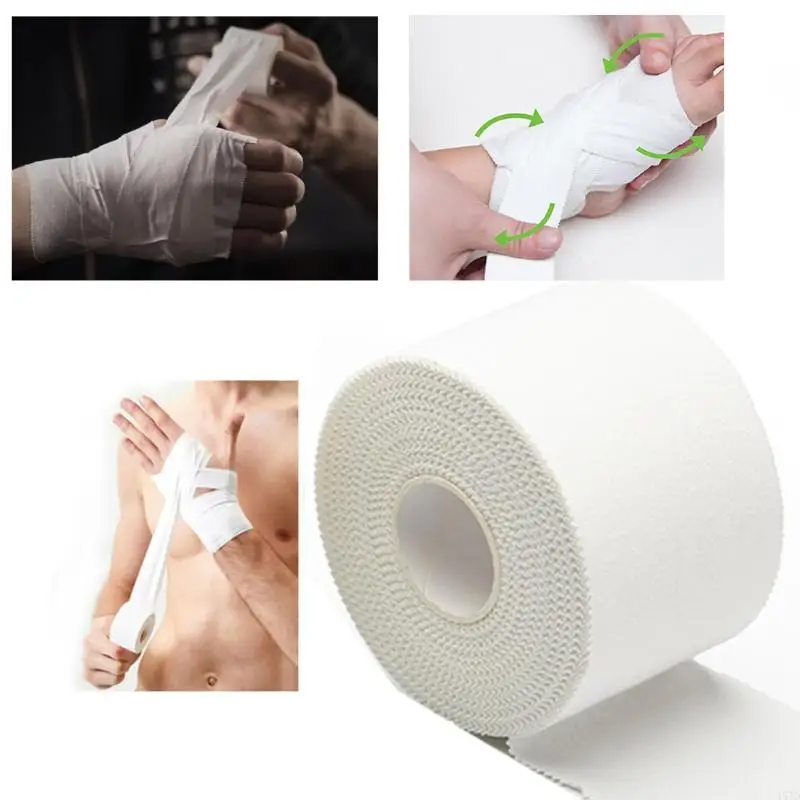 

Breathable Adhesive Bandage Wrap Sports Binding Elastic Tape Easy Use 157D