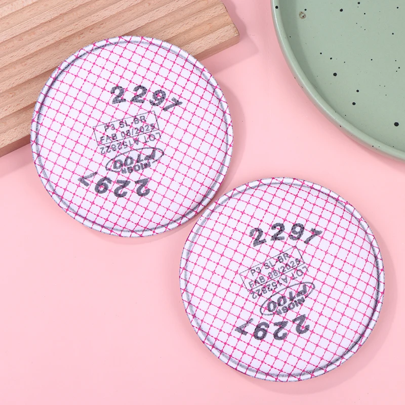 2 قطعة/المجموعة 2297 P100 مرشح تنفس متقدم على أساس الجسيمات مستوى المضطبة تخفيف البخار العضوي/التعدين/بناء السفن/Abateme