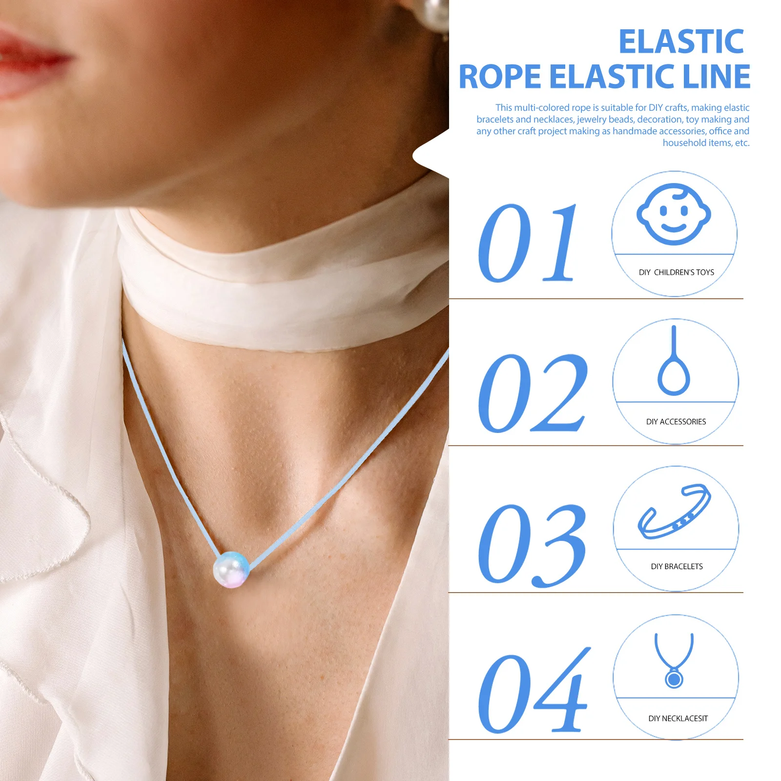 

Elastic Rope Thread Cord for Jewelry Making Wire Band Bracelet Polypropylene Line