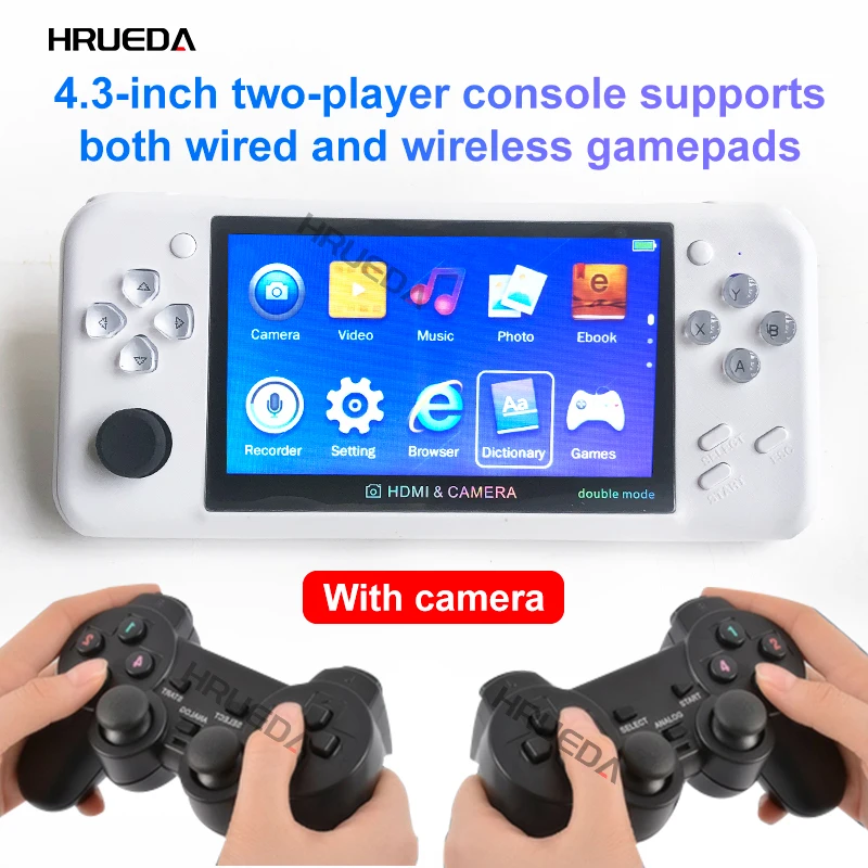 NEW XY-10  8G 4.3inch Game Console Portable Camera MP5 LCD Rechargeable Handheld tv 10000+games