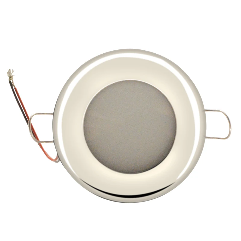 

12V LED Marine Ceiling Light Boat Stainless Steel Ceiling Lamp Yacht Waterproof Marine Downlights 2025