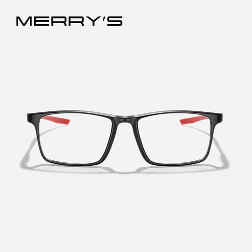 Imagen 2 del producto MERRYS DESIGN-gafas deportivas para hombre, monturas TR90, patillas de aluminio con patas de silicona, gafas graduadas para miopía S2807