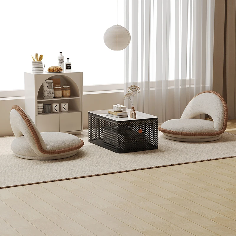 Bay Window Table Modern Luxury Japanese Tatami Tea Table Low Floor-Level Coffee Table Ottoman Tray