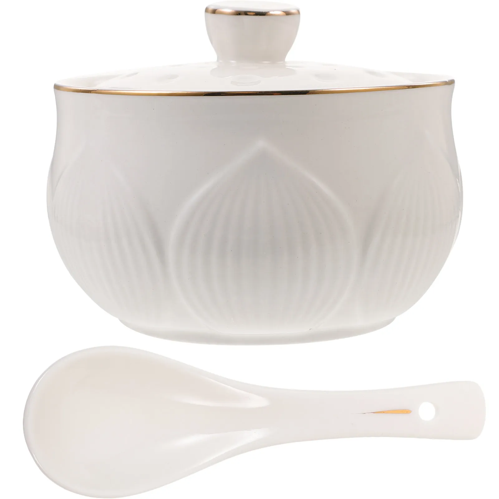 

Набор из 1 предмета: керамическая кастрюля-набор для тушения с крышкой, супница, маленькая пароварка, кухонная посуда, гладкая поверхность, миска для подачи супа, легко использовать