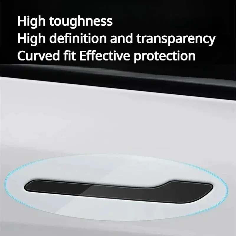 Türgriff-Kratzschutzfolie für Tesla Model 3 Model Y 2017-2025 TPU Transparente Schutzfolien Dekorative Schutzfolie – Detail 6