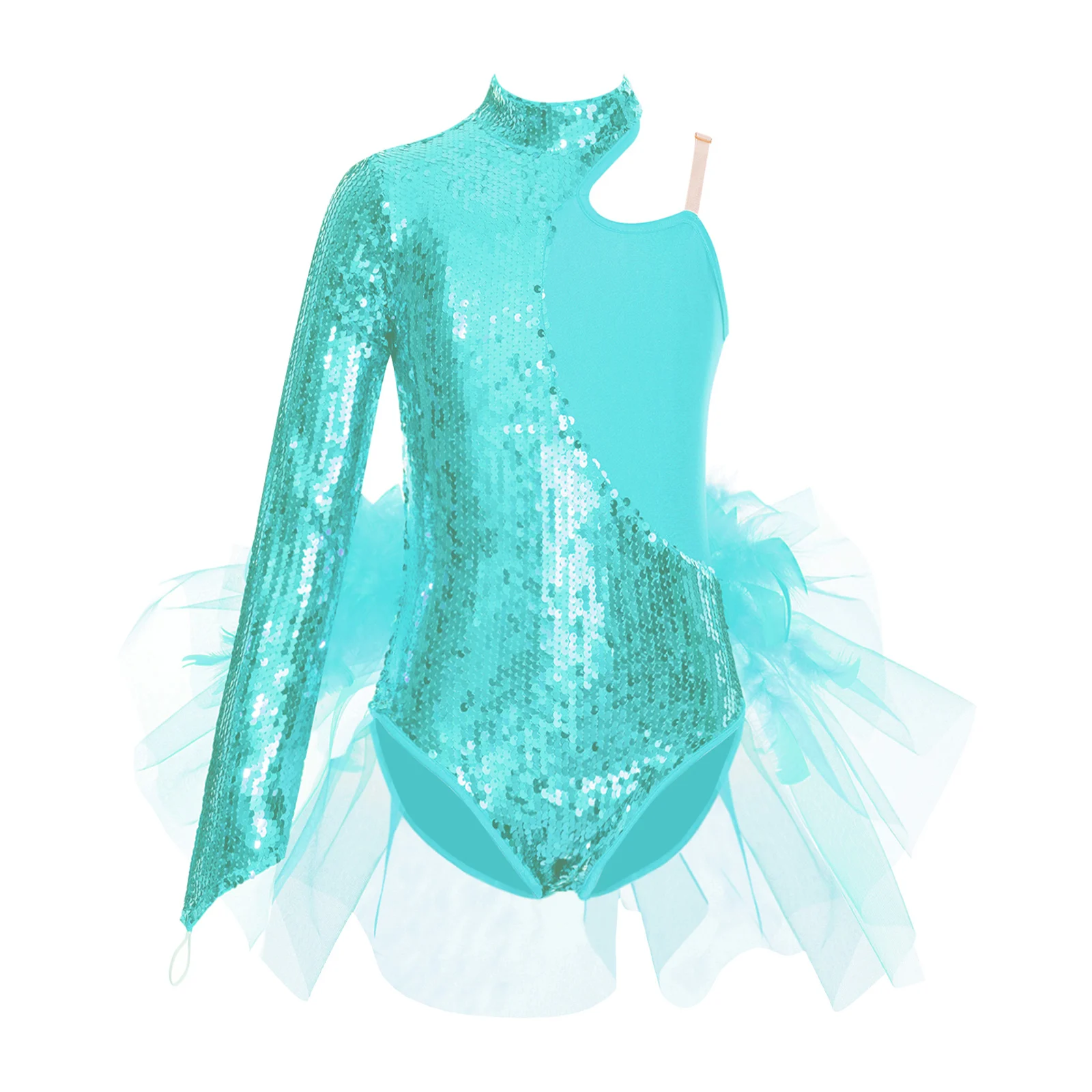 أطفال بنات توتو رداء رقص الباليه تول تنانير سباركلي الترتر الرقص بذلة المراهقين التزلج زي الأطفال الجمباز ارتداءها