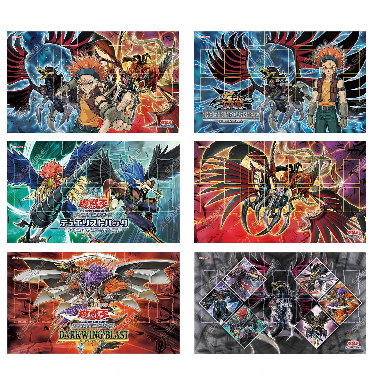 Yu-Gi-Oh! Blackwing-alfombrilla de juego de duelo para un solo jugador, rejilla de tarjetas de la serie Blackwing, dragón de asalto con alas negras, 600x350mm, juguete de goma para juego de mesa