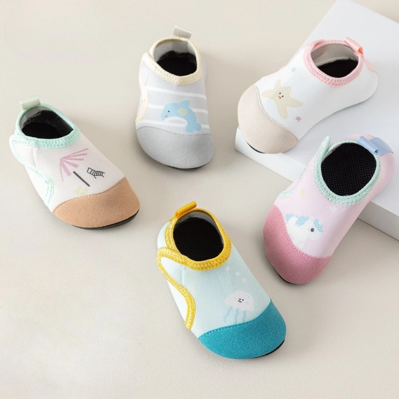 

Children Outdoor Water Shoes Barefoot Quick-Dry Aqua Yoga Socks Boys Girls Animal Soft Diving Wading Shoes Beach Swimming Shoes
