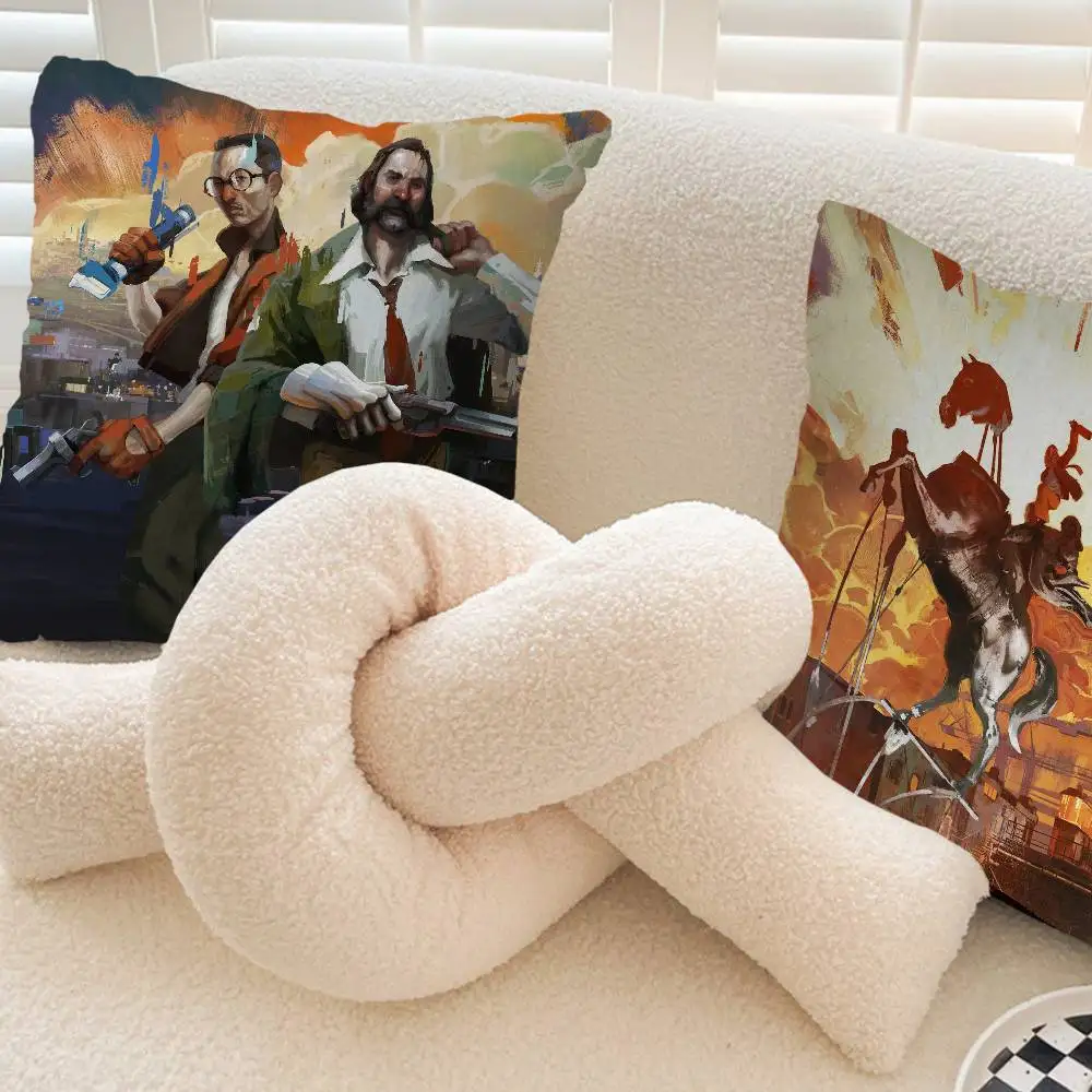 D-Disco Elysium Game Personalized Pillow Cover Kids Bedroom Wild Party Decor Pillowcase kid Birthday shower Gift