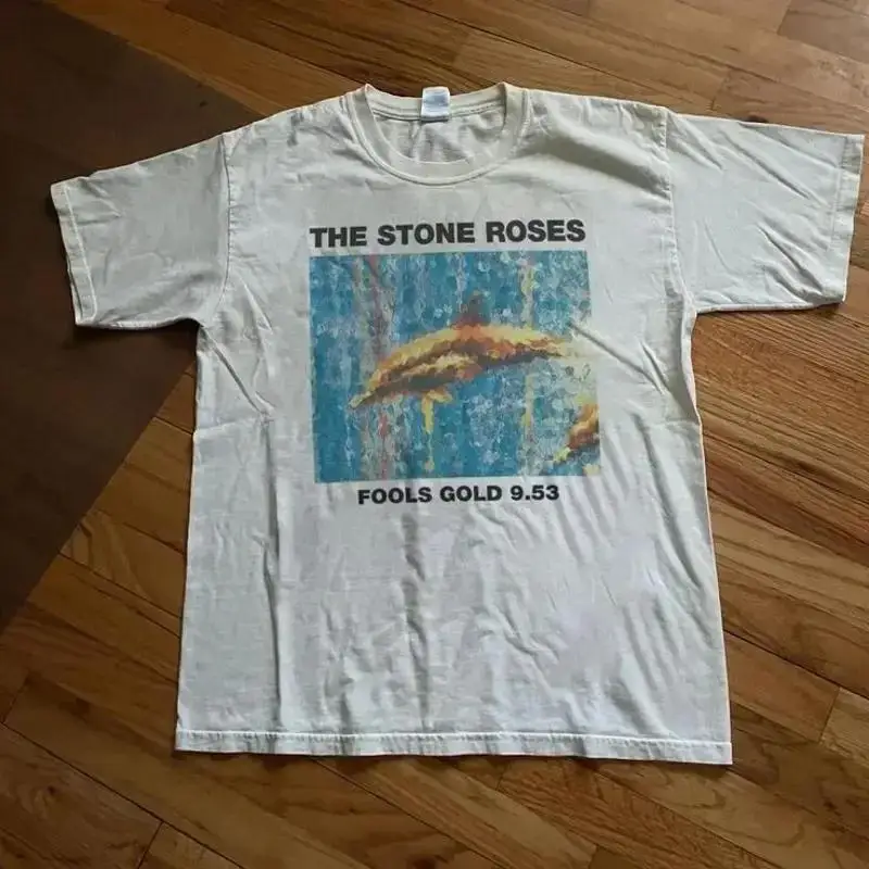 Vintage The Stone Roses Fools Gold T Shirt Adult Tour Concert