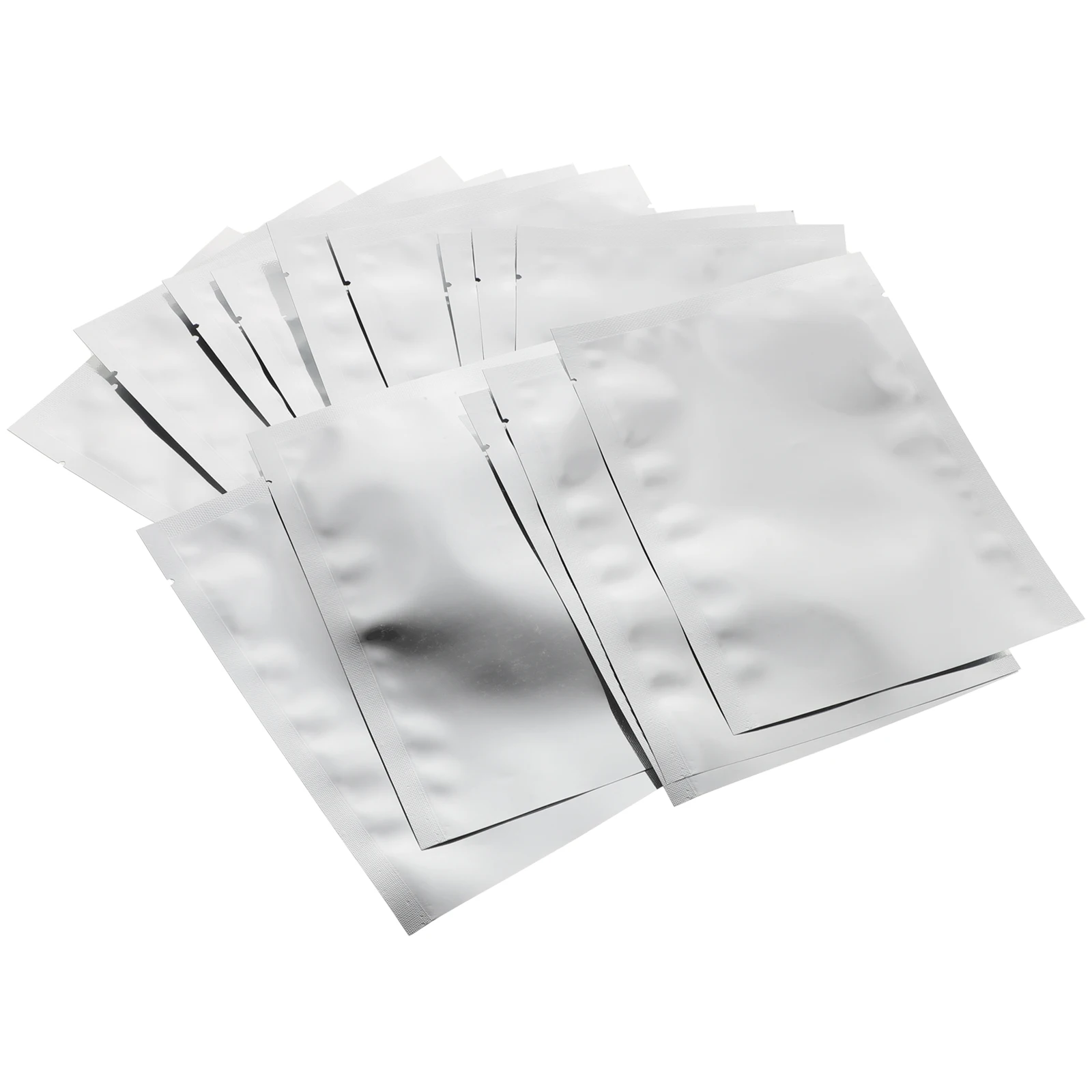 

100 Pcs Food Vacuum Bags Aluminum Foil Sealed Leak Proof Wear Resistant Hygienic Storage Small Business Easy Opening Incision