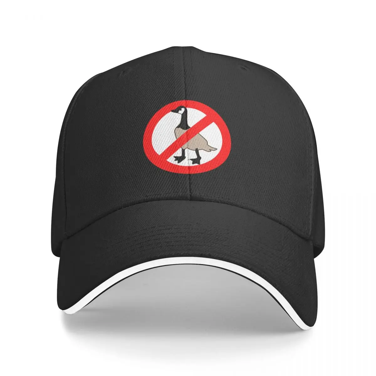 No Canadian Geese Goose No Geese Allowed Baseball Cap funny hat Hat Baseball Cap Hats Man Women's