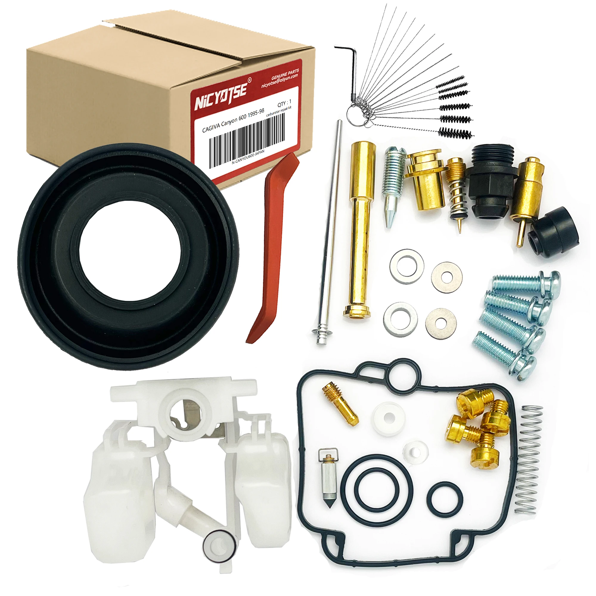 Repair Kit Compatible with CAGIVA Canyon 600 1995-98 Motorcycle  Carburetor