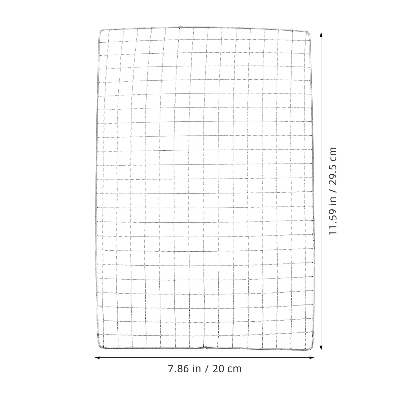 

5Pcs Bbq Mesh Grill Mat Stainless Steel High Temperature Resistant Non-Stick Barbecue Mat Practical Grill Accessories Picnic