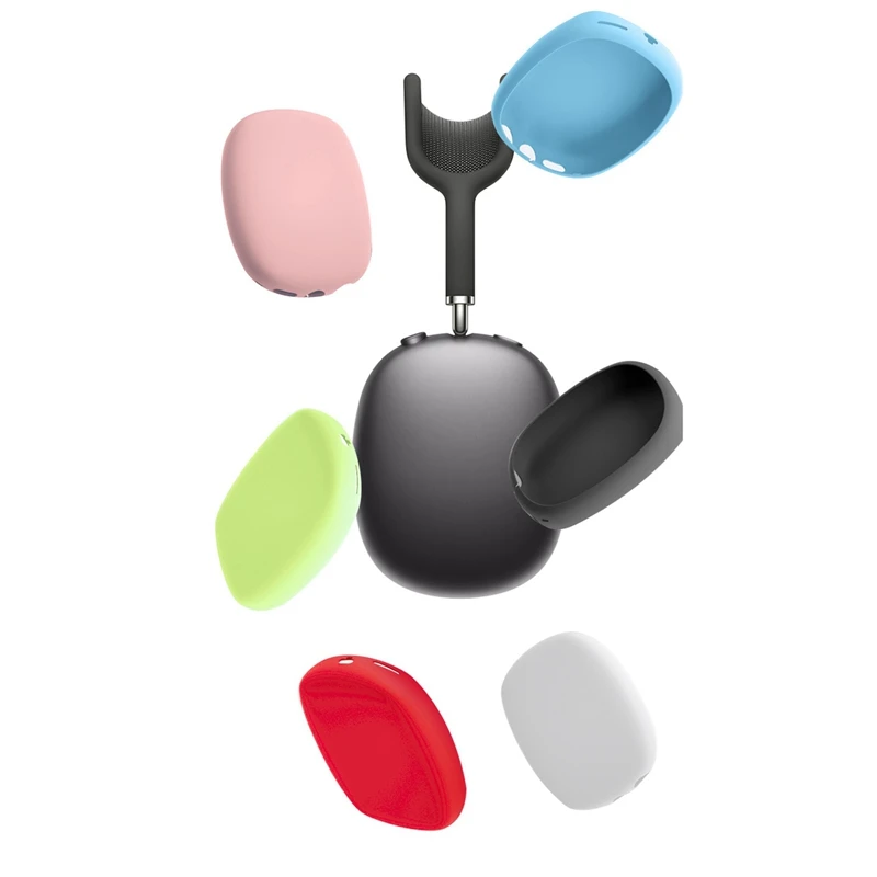 แผ่นรองหูฟังฝาครอบเคสซิลิโคน Earcup Protectors สําหรับหูฟังไร้สาย Max