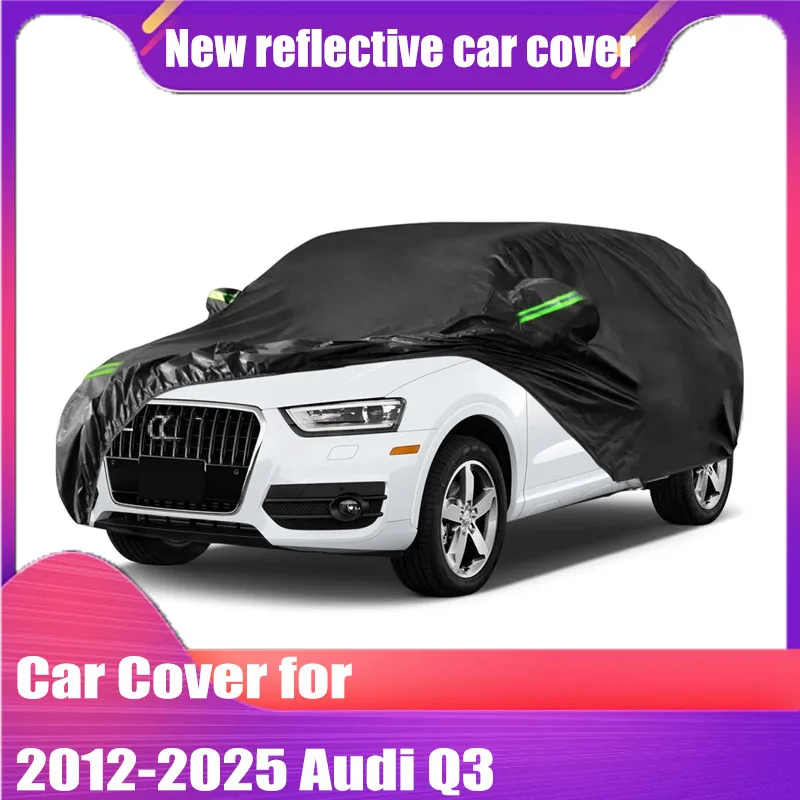 

Waterproof Car Covers Replace for 2012-2025 Audi Q3 Windproof Bands for Snow Rain Dust Hail Protection (Q3)