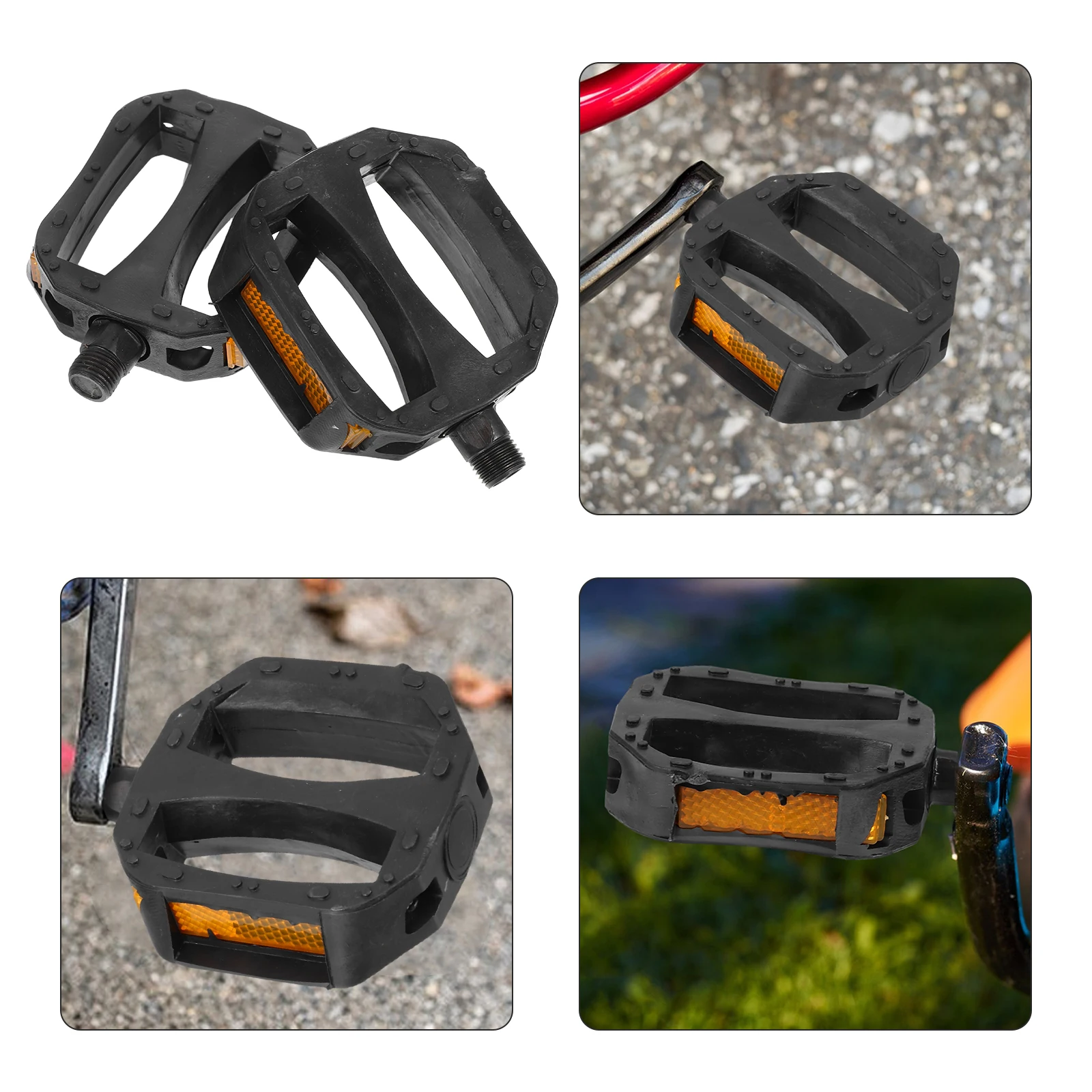 

1 пара детских велосипедных педалей, нескользящая замена детского трехколесного велосипеда, универсальная, подходит для большинства ярких цветов, текстурированная поверхность