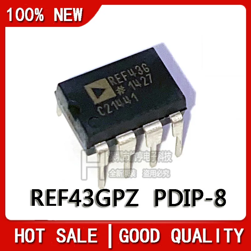 1ชิ้น/ล็อต100% REF43GPZ ใหม่ REF43GP REF43 REF43G ชิปเซ็ต DIP-8