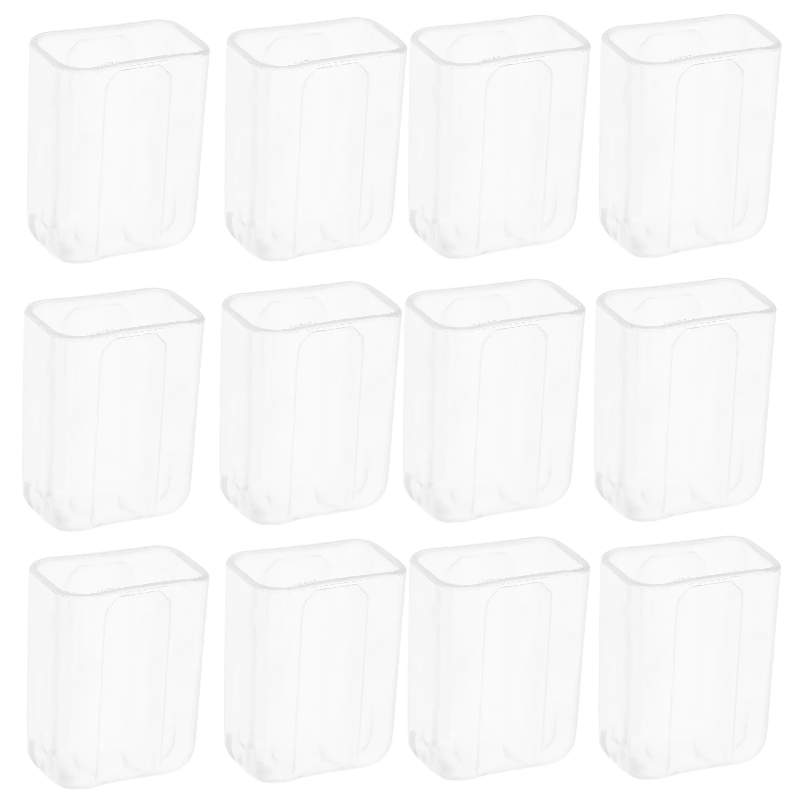 20Pcs Toothbrush Caps Clear Protective Dust Covers Easy Remove Install Electric Toothbrush Travel Covers Tooth Brush Coverings