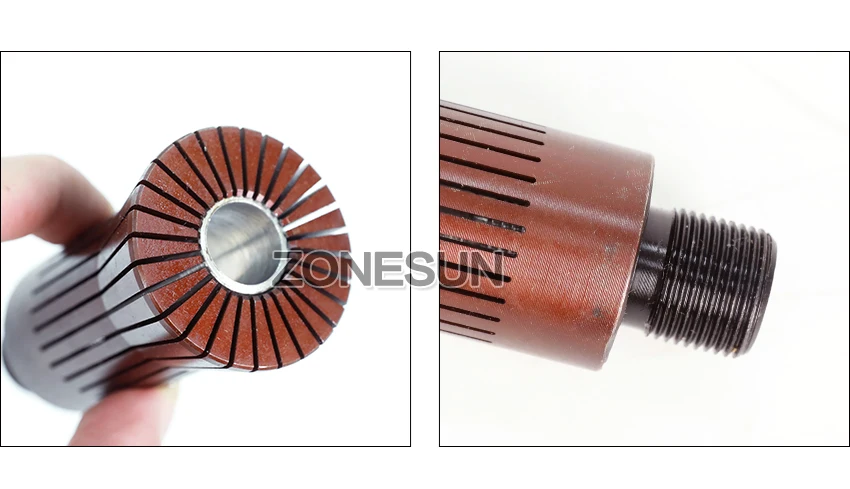 ZONESUN Capping Head for New Perfume Cap Crimping Machine Capper, Metal Cap Press Machine Capping Machine