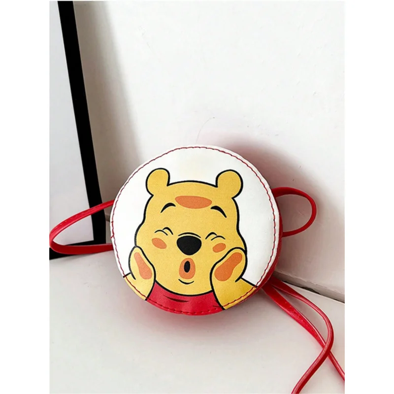 

1pc Mickey Mouse Round Crossbody Bag – Cute Circle Shoulder Purse with Adjustable Strap.