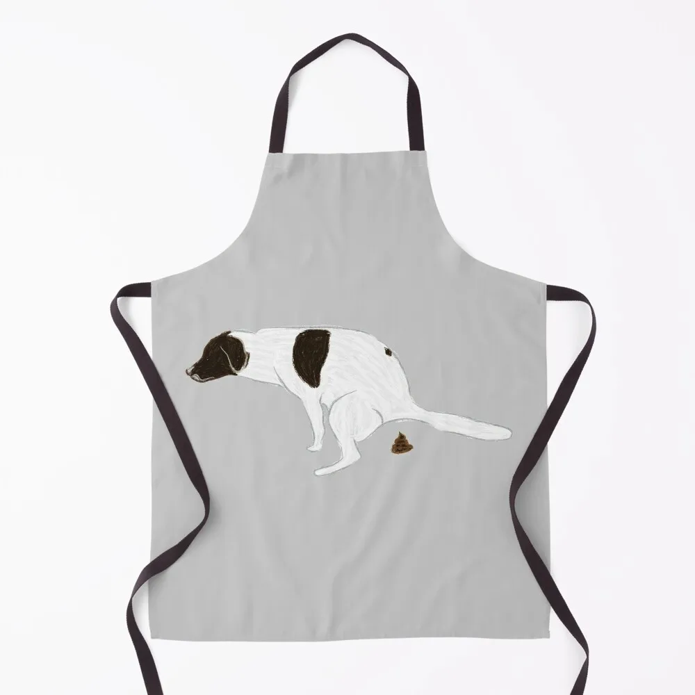 

Artwork of an English Pointer Dog squatting I Apron For Men Kitchen Items Men'ss Apron