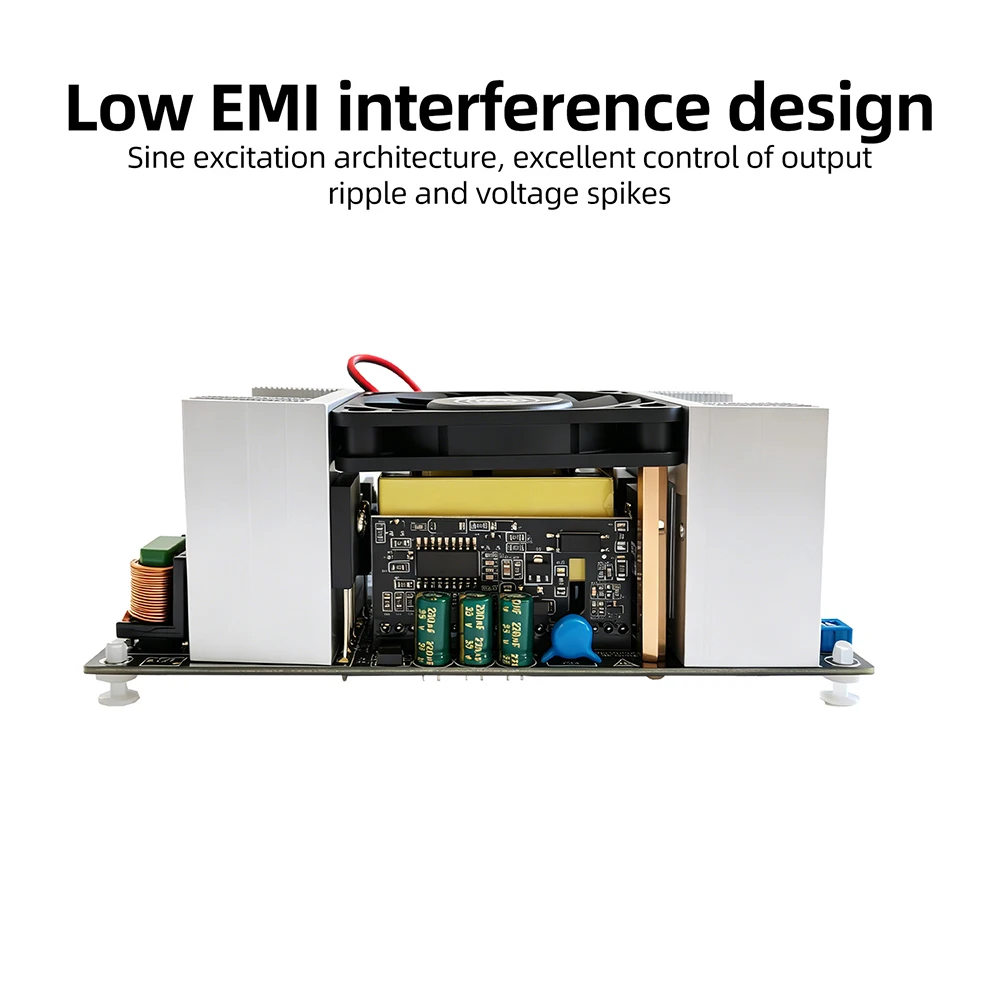 LLC Hochwertiges Isoliertes Schaltnetzteil AC 220V zu DC 48V 800W Einstellbares Geräuschloses 17A Netzteil für Verstärker – Detail 4