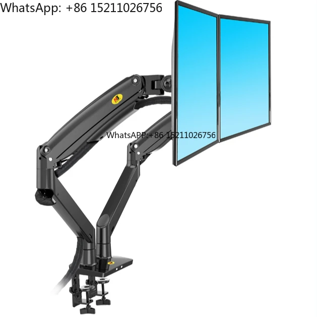 Adjustable Dual - Desk Stand Wall Bracket Universal Automatic Tv Mount