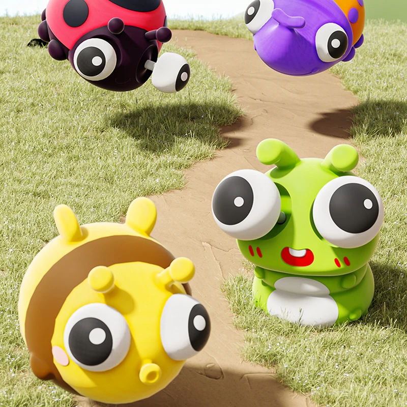 Brinquedos de apertar insetos de pequeno animal fofos Pressione esses insetos deliciosos e seus olhos pop-out perfeitos para relaxamento sensorial
