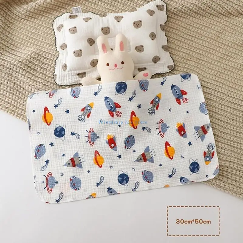 

F1CB Versatile Cotton Gauze Towel Burping Cloth Suitable for Traveling with Your Baby