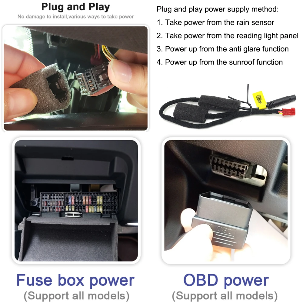 Untuk Mini Hatch Hardtop JCW Countryman Cooper S Sport C F66 F65 F67 U25 4K DVR Kamera Dasbor Perekam Video Lensa Sony