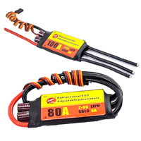 ZMR 12/20/30/40/60/80/100A Bidirectional Adjustable Speed Self Starting Brushless Electronic Regulation  ESC For DIY Models