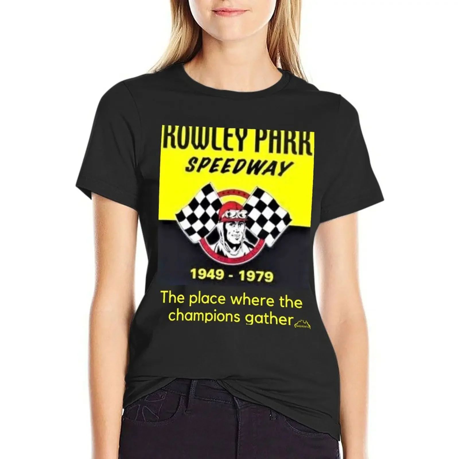 

Rowley Park Speedway T-Shirt funny korean fashion plain t shirts for Women