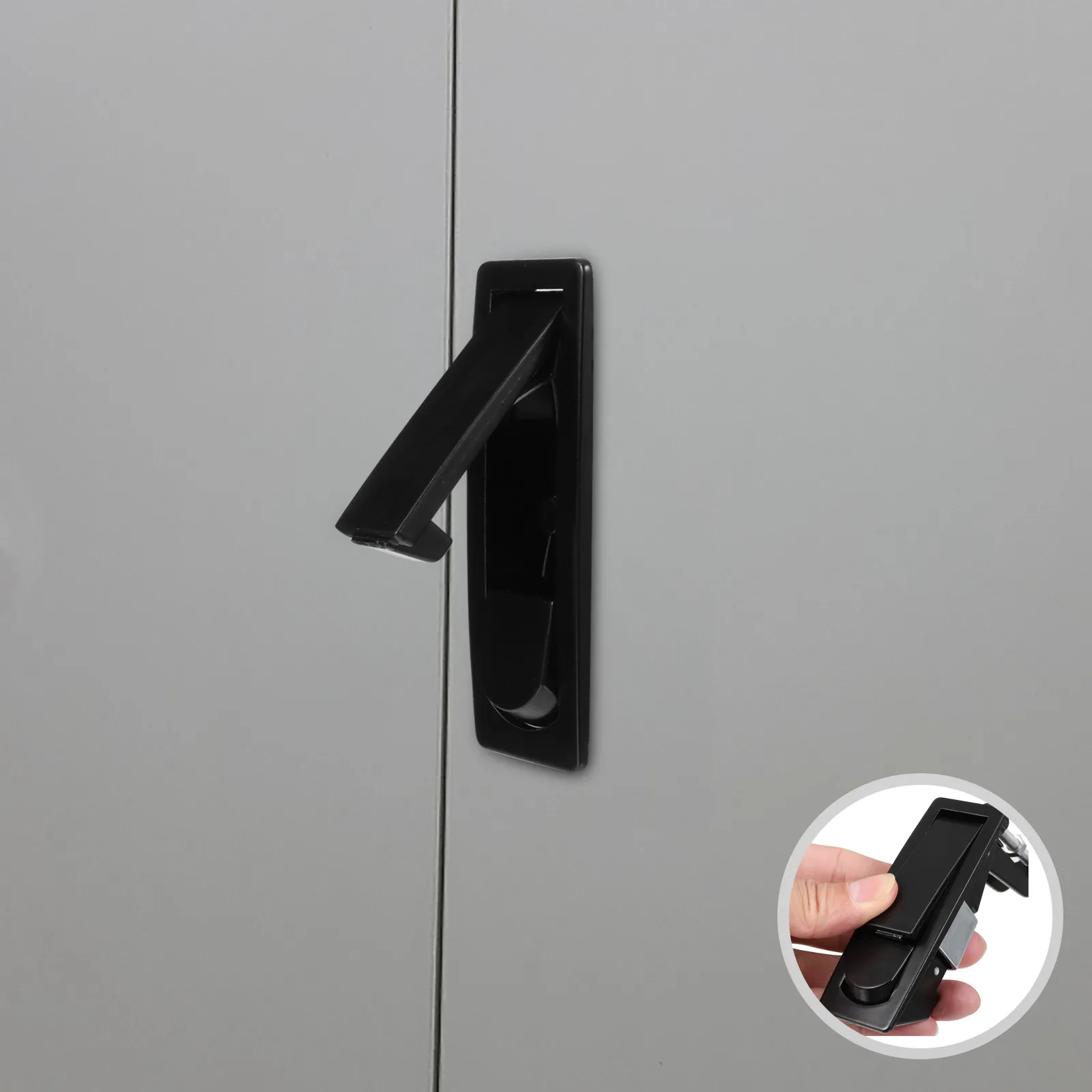 

2Pcs Compression Latch Lock Cabinet Door Latch Zinc Alloy Adjustable Lever Replacement Accessory for Chassis Cabinets Power