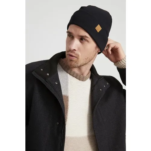 Butikgiz Male Young Populer Black Hat Beanie-Sports Casual Cotton Handmade Domestic Production Difference