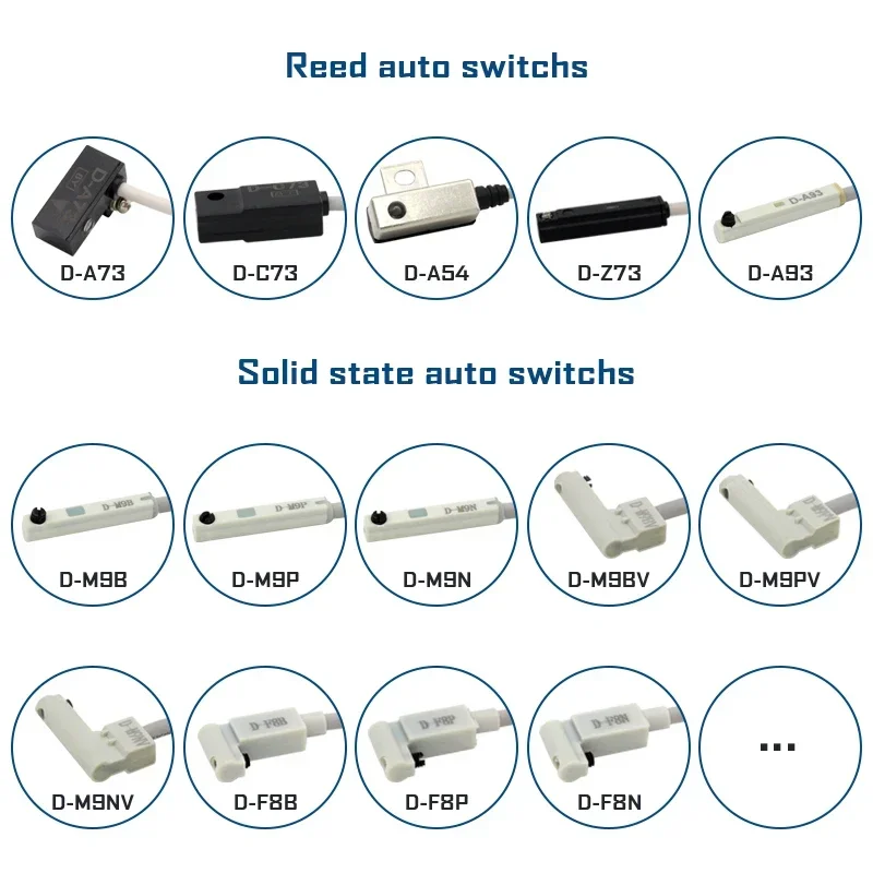 10Pcs/lot Magnetic switch sensor Reed auto switch D-A93 Z73 C73 A54 A73 Solid state auto switchs D-M9B D-M9N D-M9P D-M9BV D-F8B