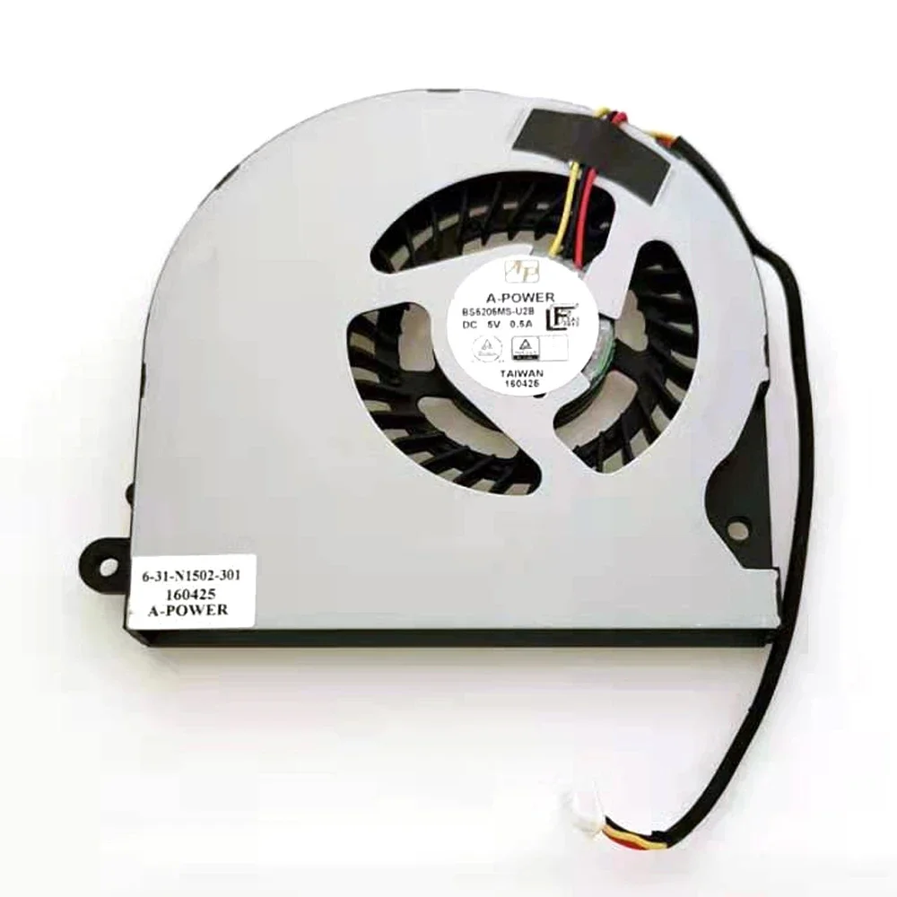 

BS6205MS-U2B AB07005HX080301 CPU VGA Fan For Hasee Z6 Z6-KP5GT Z6-KP5D1 Z6-KP5S1 Z6-KP5D3 Cooling Fan