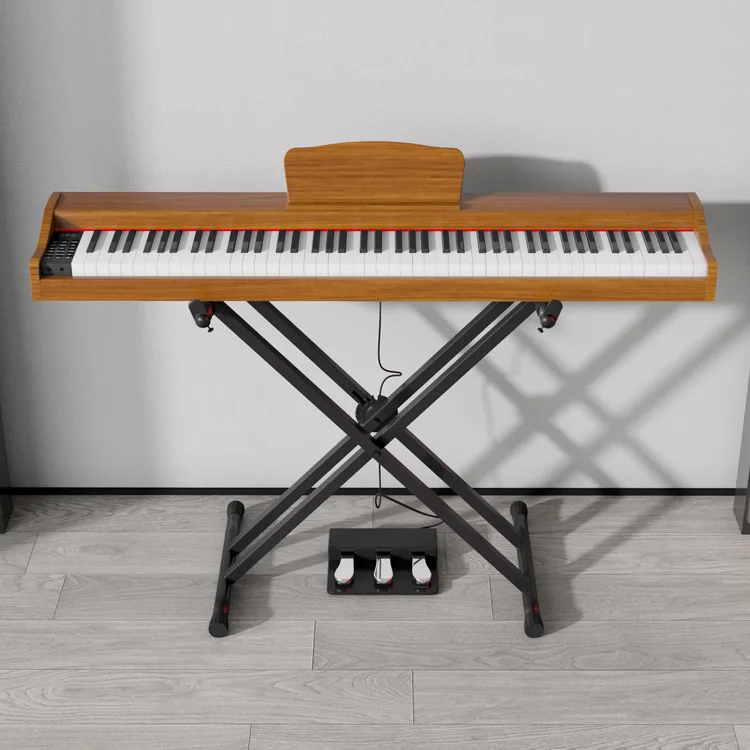 88-Key Digital Piano With Weighted Keys - Smart Electric Keyboard For Beginners, Portable For Home & Grading Practice