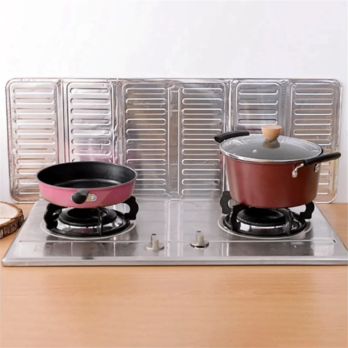 Kitchen Cooking Frying Oil Splash Screen Cover Anti Splatter Shield Guard Aluminium Foil Scald Proof Board Protection,A HOT