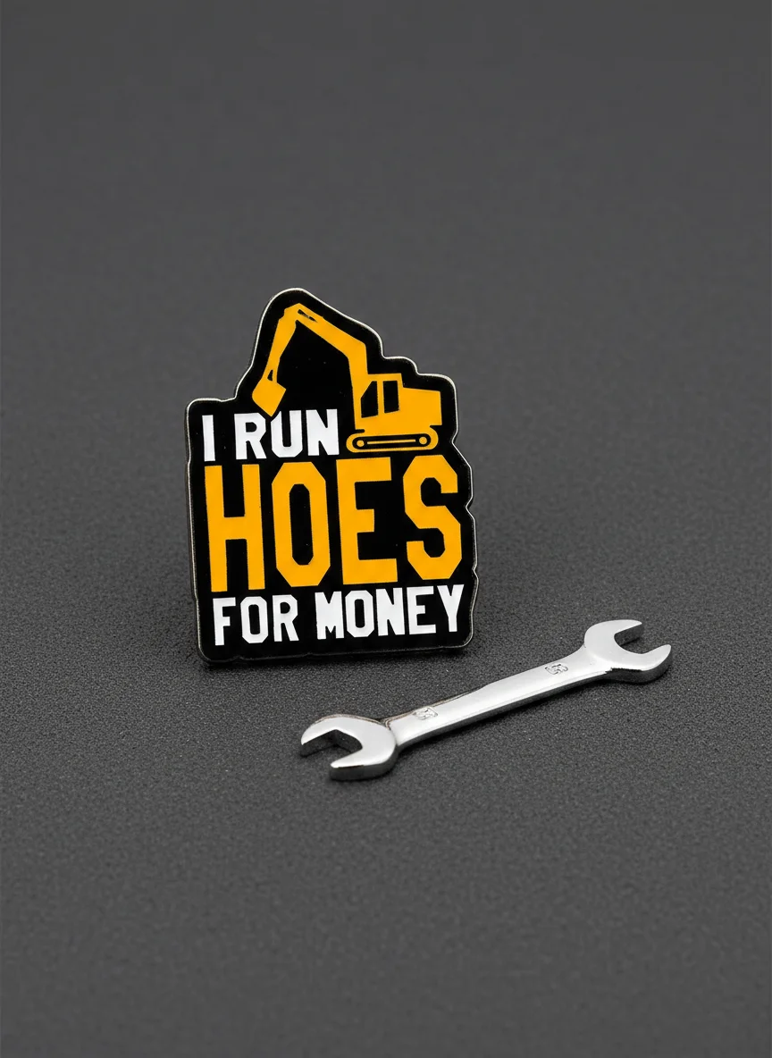 Broche de Esmalte com Padrão d - Heavy Equipment Quotes avaliação e preço