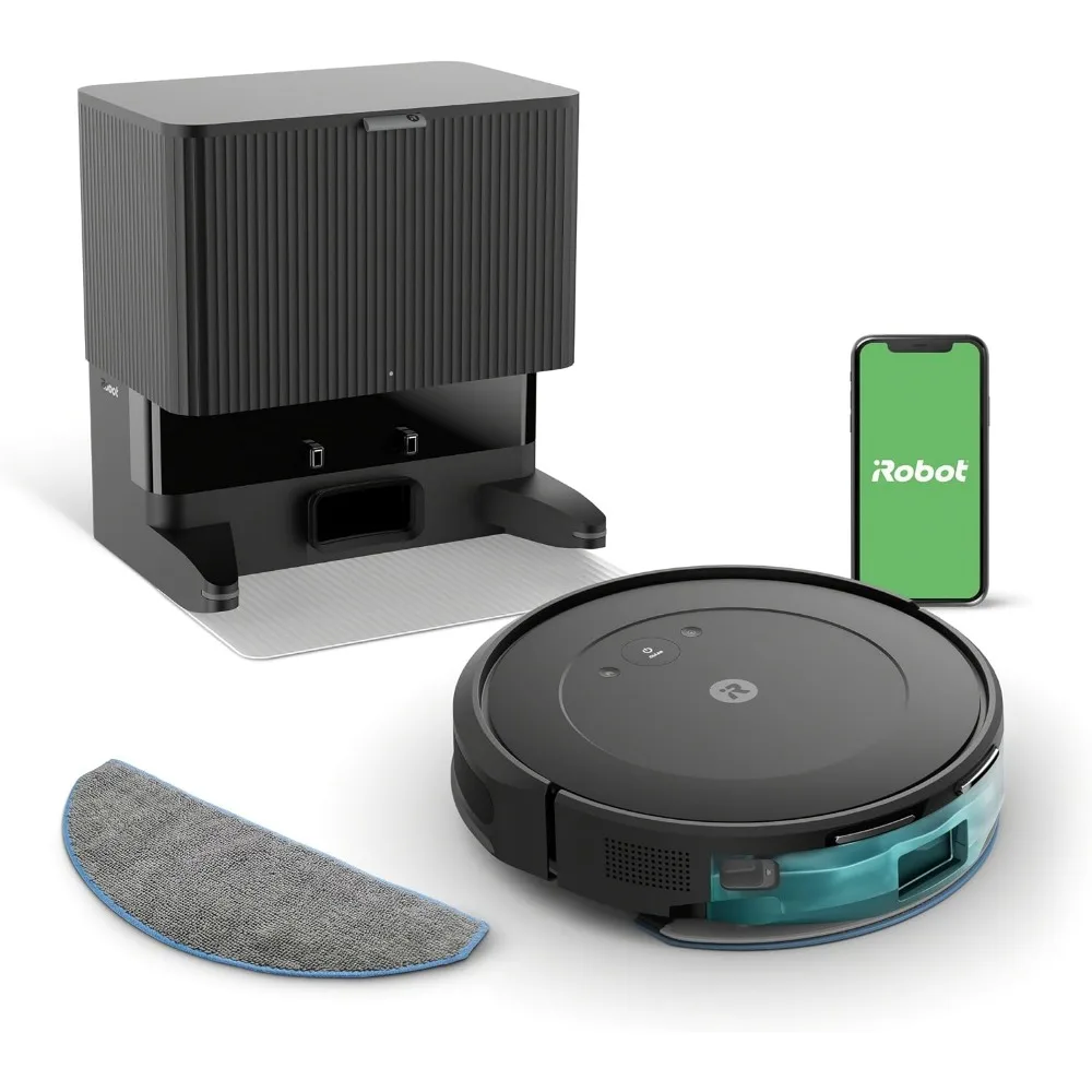 Essential Robotic Vacuum and Mop with Auto Empty Base