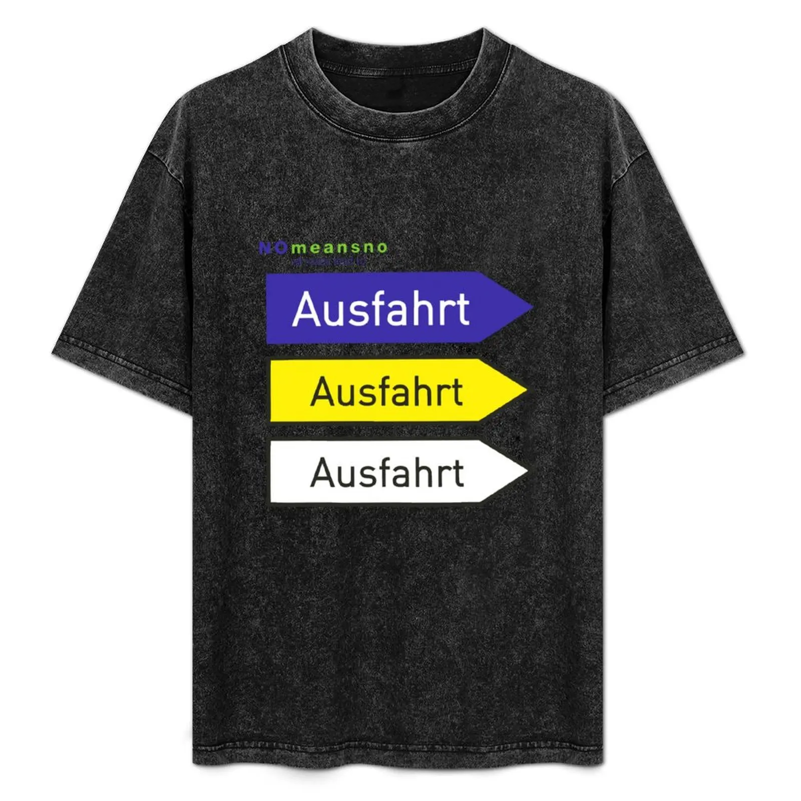 Nomeansno All Roads Lead To Ausfahrt T-Shirt anime tshirt graphic tee shirt cotton graphic tees mens t shirts top quality