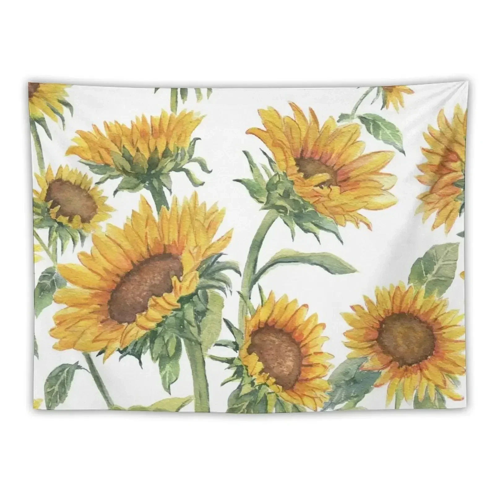 

Blooming Sunflowers Tapestry Wall Decoration Wall Decor Japanese Room Decor Tapestry