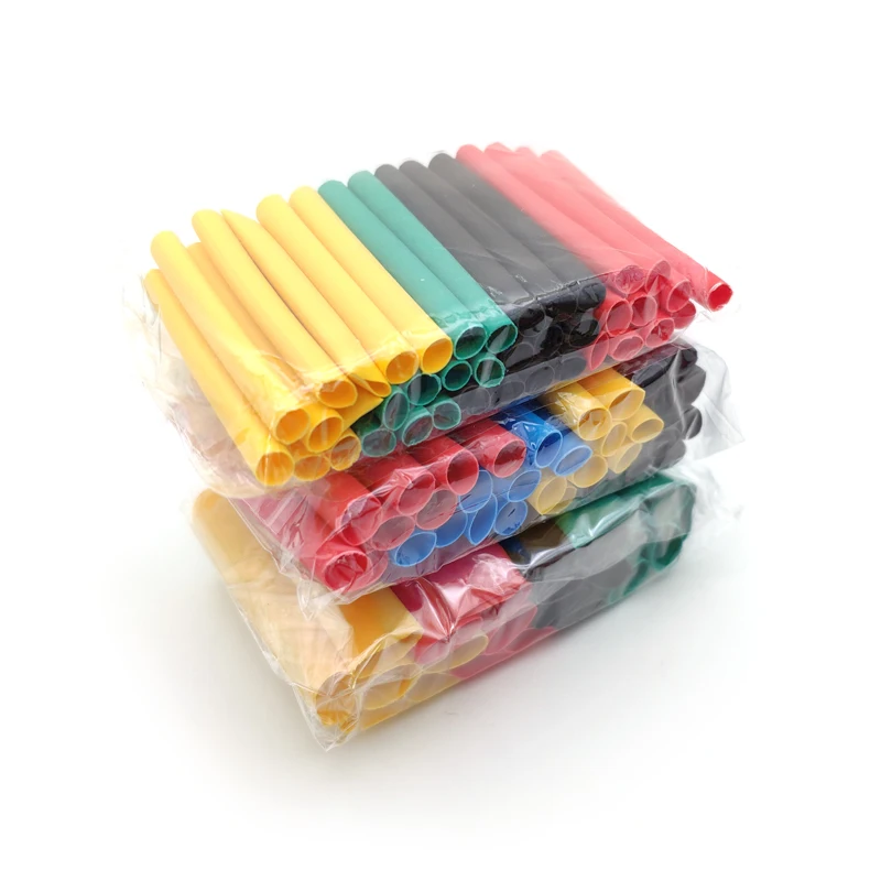 328Pcs Sleeving Wrap Wire Car Electrical Cable Kits Heat Shrink Tube Tubing Polyolefin 8 Sizes Mixed Color