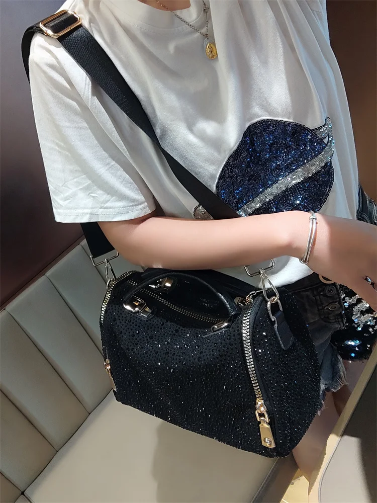 New High-end Fashion Women Handbags Trendy Large-capacity Bolsas De Mujer Shoulder Leather Pillow Messenger Bag